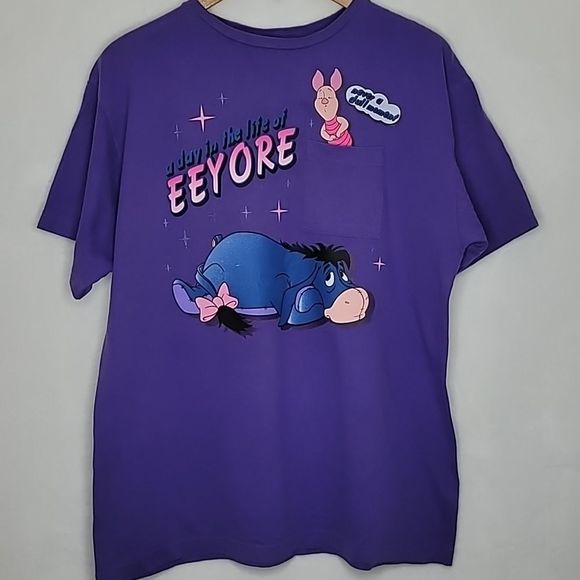 Disney Tops - Vintage POOH Eeyore and Piglet T Shirt Size Large